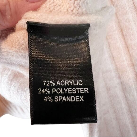 HOUSE‎ OF HARLOW 1960 x Revolve Cropped Chunk Knit Button Sweater Sz L - Picture 5 of 6